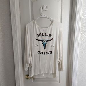 Wild Child Batwing Tee